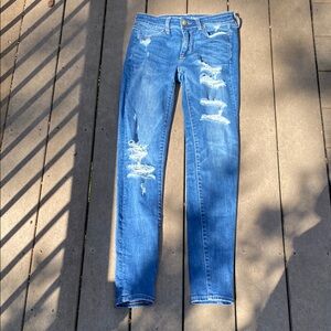 American Eagle Distressed Blue Women's Jeans